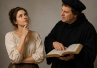 Frau und Luther